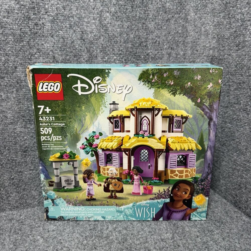 LEGO Disney Wish: Asha’s Cottage Building Toy, 43231- Open Box - Sealed Bags